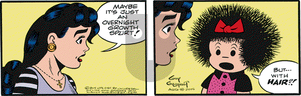 Nancy on Tuesday August 18, 2015 Comic Strip