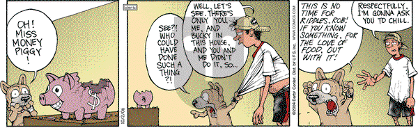Get Fuzzy on Monday October 2, 2006 Comic Strip