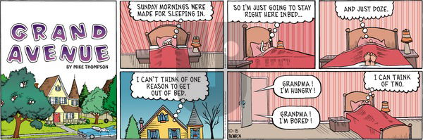 Grand Avenue on Sunday October 15, 2017 Comic Strip