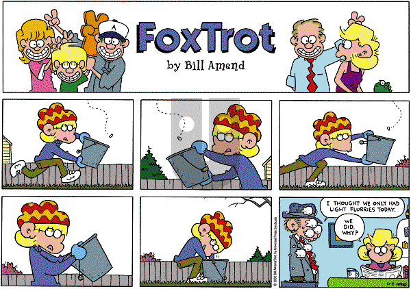 FoxTrot - Sunday December 8, 2002 Comic Strip