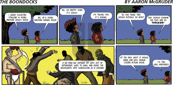 The Boondocks on Sunday July 7, 2013 Comic Strip