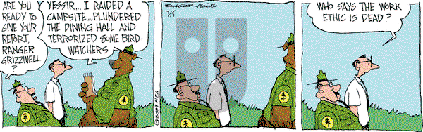 The Grizzwells on Wednesday July 15, 2009 Comic Strip