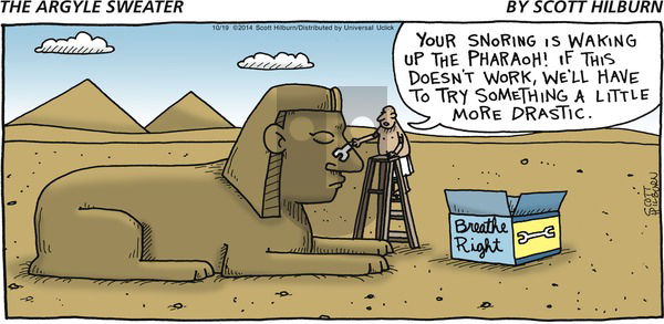 The Argyle Sweater on Sunday October 19, 2014 Comic Strip