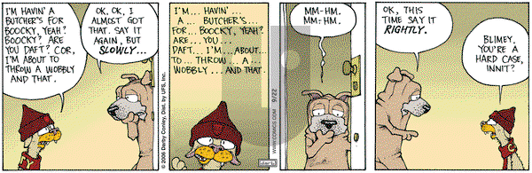 Get Fuzzy on Friday September 22, 2006 Comic Strip