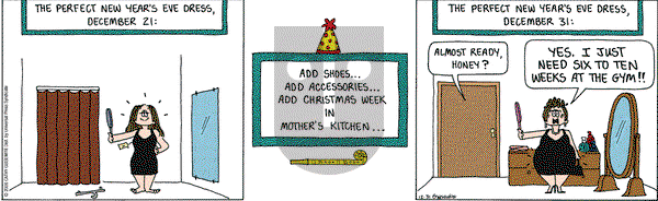 Cathy Classics on Wednesday December 31, 2008 Comic Strip