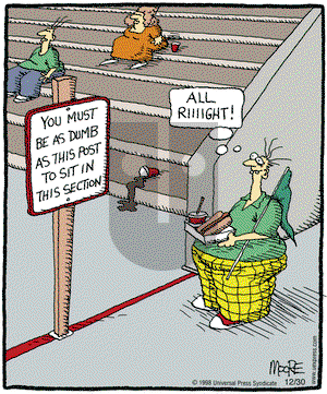 In the Bleachers on Tuesday December 30, 2003 Comic Strip