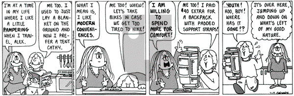 Cathy Classics on Tuesday July 19, 1994 Comic Strip