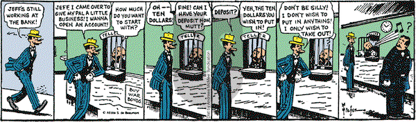 Mutt & Jeff - Saturday March 2, 2024 Comic Strip