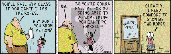 Grand Avenue on Thursday November 14, 2019 Comic Strip