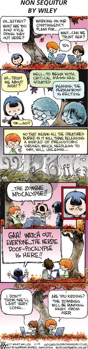 Non Sequitur on Sunday November 5, 2017 Comic Strip