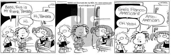 Soup to Nutz - Old on Wednesday December 10, 2003 Comic Strip