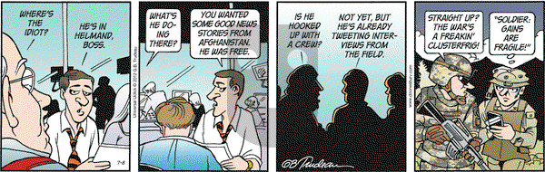 Doonesbury on Monday July 8, 2013 Comic Strip
