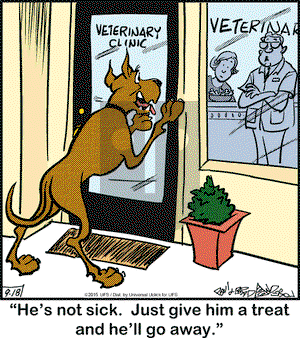 Marmaduke on Friday September 18, 2015 Comic Strip