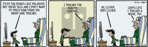 Grand Avenue on Thursday February 14, 2013 Comic Strip