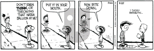 Grand Avenue on Tuesday August 23, 2005 Comic Strip