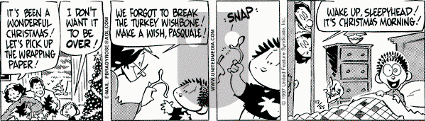 Rose is Rose on Thursday December 25, 1997 Comic Strip