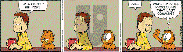 Garfield on Tuesday July 15, 2014 Comic Strip