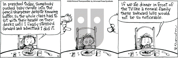 Cul de Sac on Friday May 2, 2008 Comic Strip