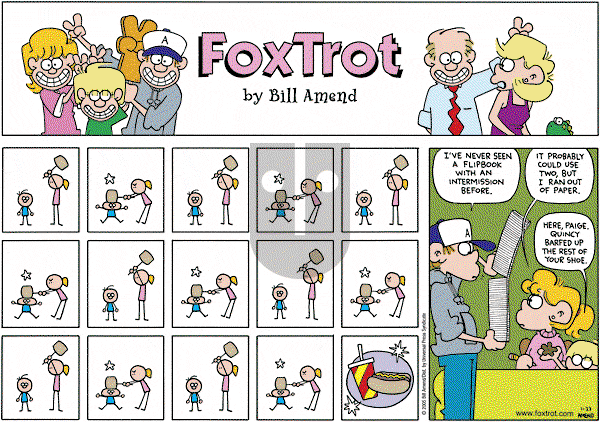 FoxTrot on Sunday January 23, 2005 Comic Strip