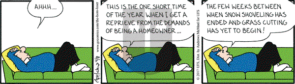 The Born Loser on Saturday April 8, 2017 Comic Strip