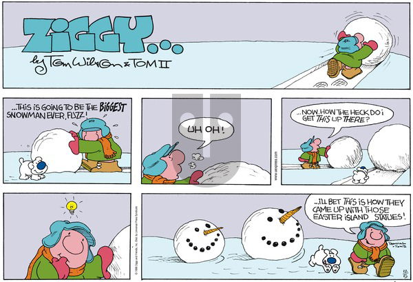 Ziggy on Sunday December 5, 1999 Comic Strip