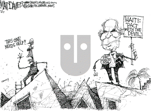 Matt Davies on Monday January 18, 2010 Comic Strip