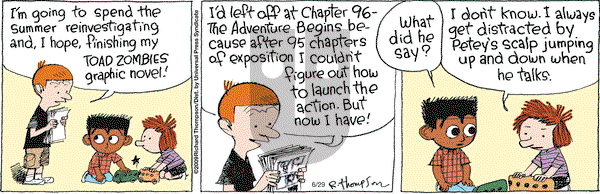 Cul de Sac on Monday June 29, 2009 Comic Strip