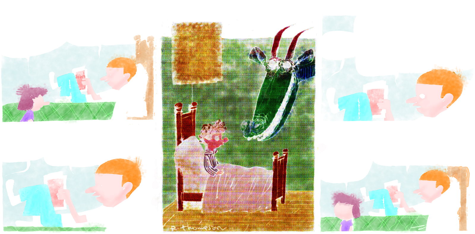 Cul de Sac on Sunday August 31, 2014 Comic Strip