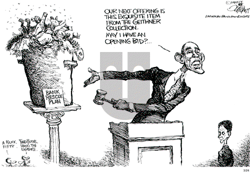 Pat Oliphant on Wednesday April 15, 2009 Comic Strip