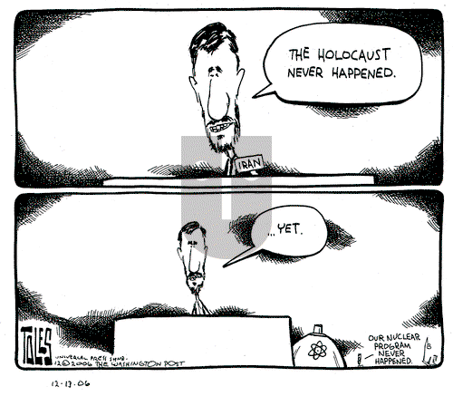 Tom Toles on Wednesday December 13, 2006 Comic Strip