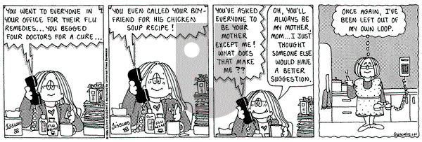 Cathy Classics on Saturday January 21, 1995 Comic Strip