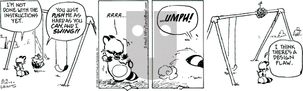 Over the Hedge on Friday August 9, 1996 Comic Strip