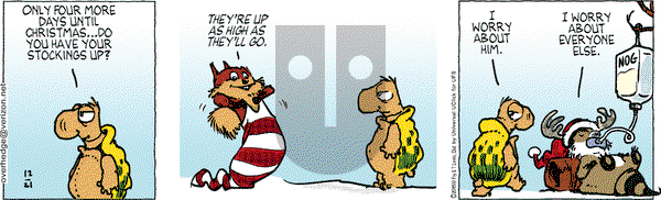 Over the Hedge on Monday December 21, 2015 Comic Strip