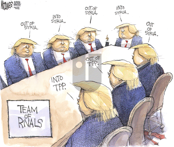Matt Davies on Friday April 13, 2018 Comic Strip