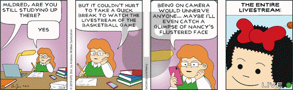 Nancy on Friday July 19, 2019 Comic Strip