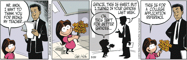 Baldo on Tuesday May 29, 2012 Comic Strip