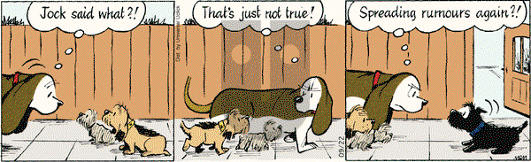 Fred Basset on Saturday September 22, 2012 Comic Strip