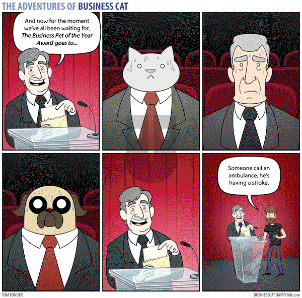 The Adventures of Business Cat on Monday August 22, 2016 Comic Strip