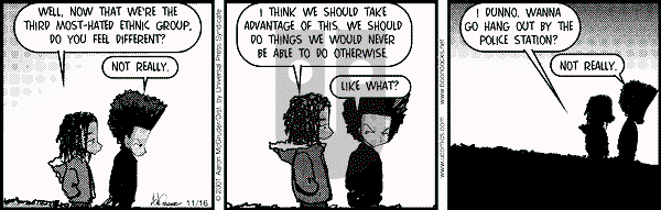 The Boondocks - Friday November 16, 2001 Comic Strip