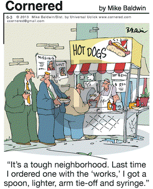 Cornered on Monday June 3, 2013 Comic Strip