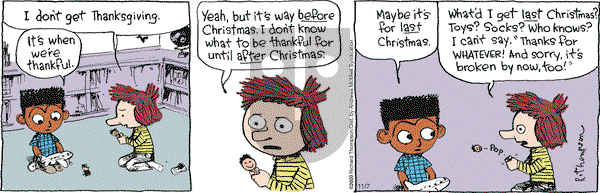 Cul de Sac on Thursday November 7, 2019 Comic Strip