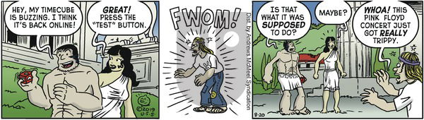 Alley Oop on Tuesday August 20, 2019 Comic Strip