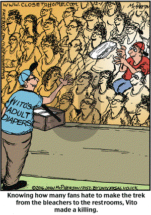 Close to Home on Thursday December 1, 2016 Comic Strip