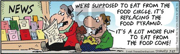 Frank and Ernest on Wednesday July 27, 2011 Comic Strip