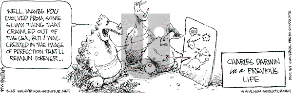 Non Sequitur on Saturday March 25, 2000 Comic Strip
