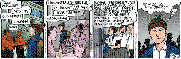 For Better or For Worse on Friday September 2, 2005 Comic Strip