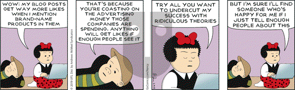 Nancy on Monday November 4, 2019 Comic Strip
