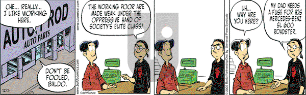 Baldo on Saturday December 3, 2005 Comic Strip