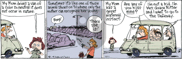 Cul de Sac on Wednesday October 11, 2017 Comic Strip