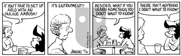 Arlo and Janis on Tuesday December 10, 1996 Comic Strip